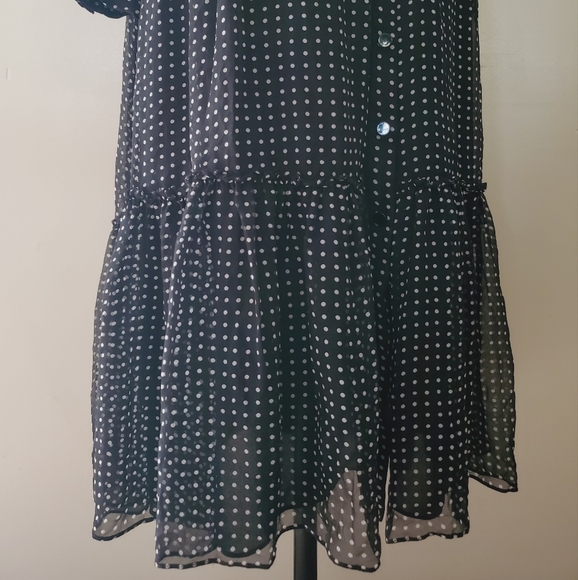 Kate Spade Silk Polka Dot Midi Dress - Picture 7 of 16